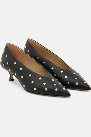 Le Monde Beryl Le Monde BÃ©ryl Studded leather pumps