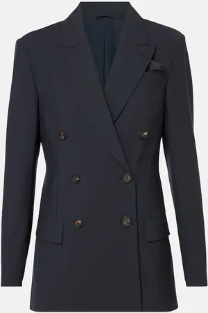 Brunello Cucinelli Wool-blend blazer