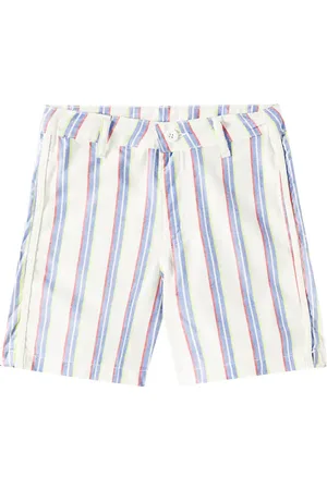FÁBULA FÃ¡bula Striped cotton Bermuda shorts