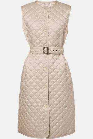 Max Mara Lauren belted quilted coat