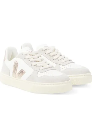 Veja V-10 laces leather sneakers