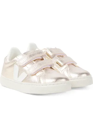 Veja Esplar metallic leather sneakers