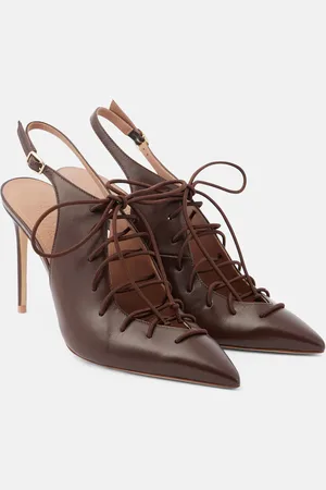 MALONE SOULIERS Alia 90 leather slingback pumps