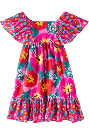 FÁBULA FÃ¡bula Chita Plim printed cotton dress