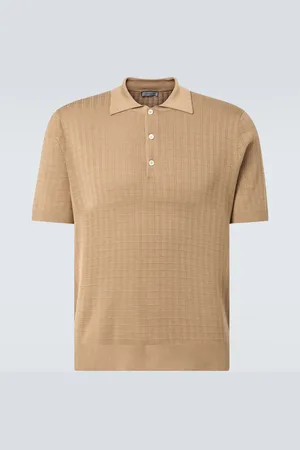 CANALI Silk and cotton polo shirt