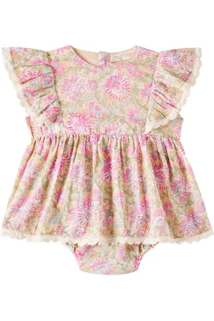 Louise Misha Baby Lena floral cotton voile dress