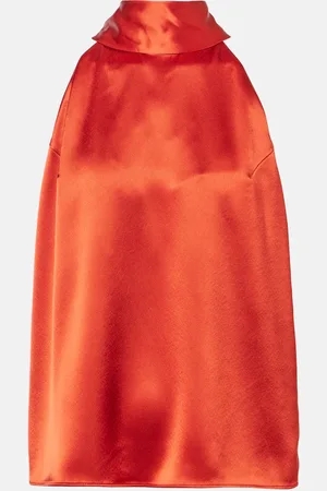 GALVAN Sienna satin top