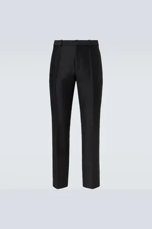 Loewe Wool and silk straight pants