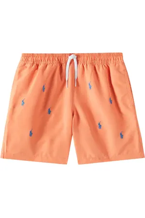 Ralph Lauren Traveler embroidered swim trunks