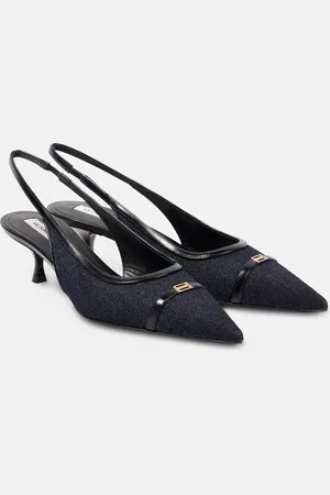 Victoria Beckham Denim slingback pumps