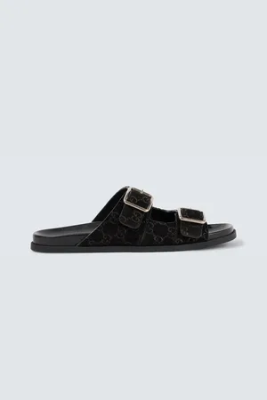 Gucci GG suede sandals