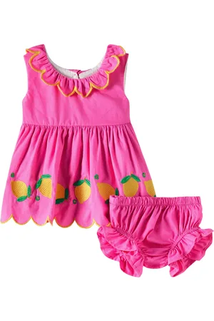 FÁBULA FÃ¡bula Baby cotton dress and bloomers set