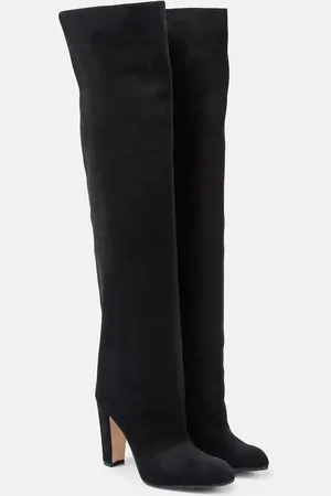Manolo Blahnik Gardahi 105 suede knee-high boots