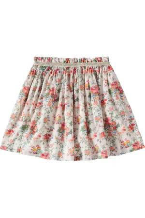 Louise Misha Cephee floral cotton voile skirt