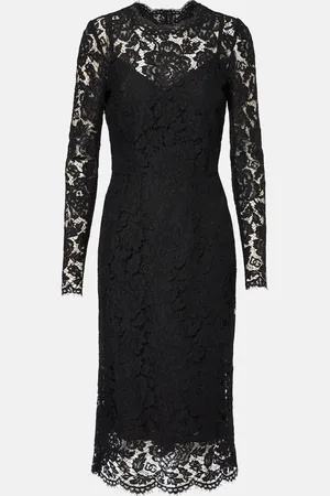 Dolce & Gabbana DG lace midi dress