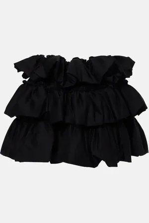 NOIR KEI NINOMIYA Tiered cotton miniskirt