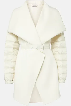Moncler Padded wool-blend felt cape