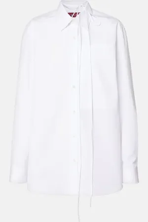 Gucci Logo cotton poplin shirt