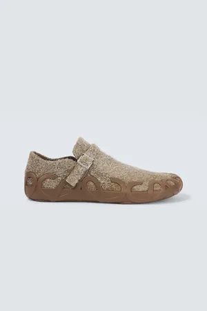 Loewe Rise suede slippers