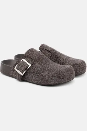 Loewe Ease suede mules