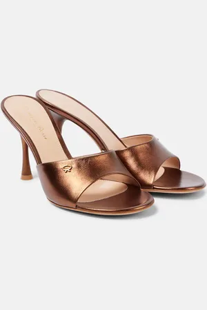 Gianvito Rossi Leather mules