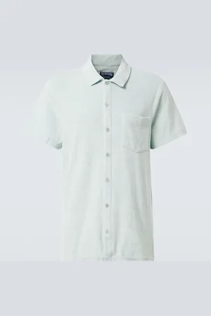 Vilebrequin Charli cotton-blend terry bowling shirt