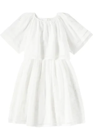 Chloé ChloÃ© Kids Broderie anglaise cotton dress