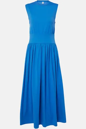 Totême Cotton jersey midi dress