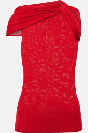 Rick Owens Knitted one-shoulder top