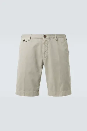 SLOWEAR Cotton slim Bermuda shorts