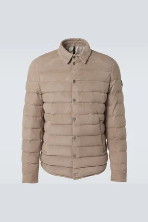 Moncler Etale suede down jacket