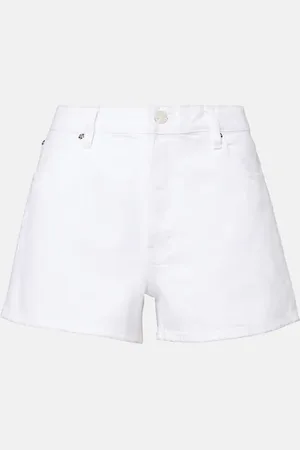 Frame The Hang mid-rise denim shorts