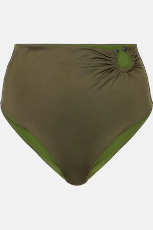 JOHANNA ORTIZ Ring-detail high-rise bikini bottoms