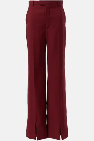 Gucci Low-rise wool straight pants