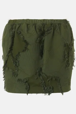 Gucci Floral jacquard fil coupÃ© miniskirt