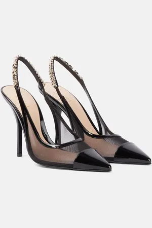 Gucci Signoria 105 mesh slingback pumps