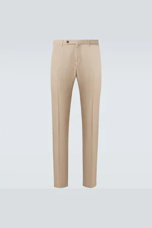 SLOWEAR Linen and cotton straight pants