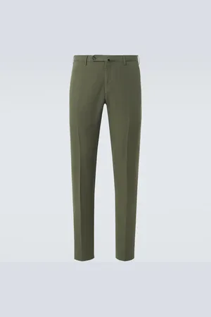 SLOWEAR Linen and cotton straight pants