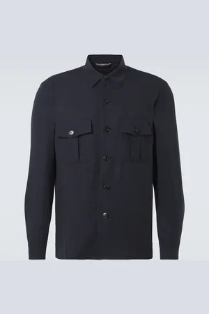 CANALI Straight-cut overshirt