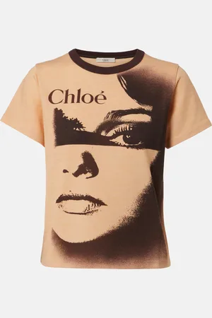 Chloé ChloÃ© Logo printed jersey T-shirt