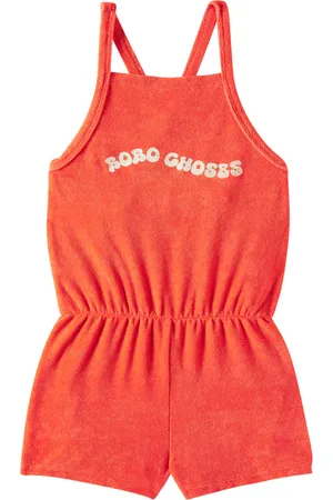 Bobo Choses Wavy cotton-blend terry playsuit