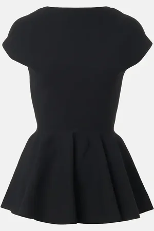 Alaïa AlaÃ¯a Peplum top