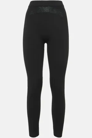 Loro Piana Ribbed-knit silk-blend leggings
