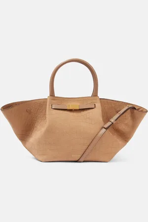 DeMellier New York Midi croc-effect leather tote bag