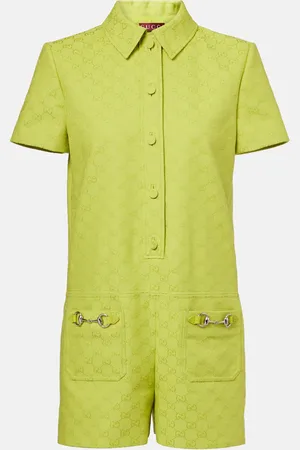 Gucci Horsebit GG Canvas romper
