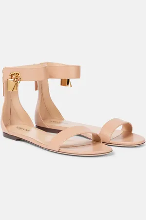 Tom Ford Padlock leather sandals