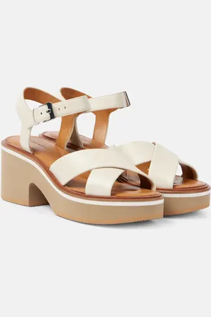Robert Clergerie Charline leather platform sandals