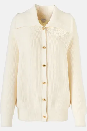 Bottega Veneta Knot ribbed-knit cotton cardigan