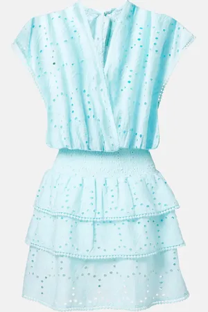 Melissa Odabash Jess cotton crochet minidress