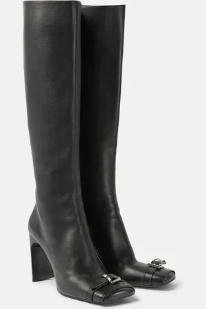 Balenciaga Bel Air 100 leather knee-high boots